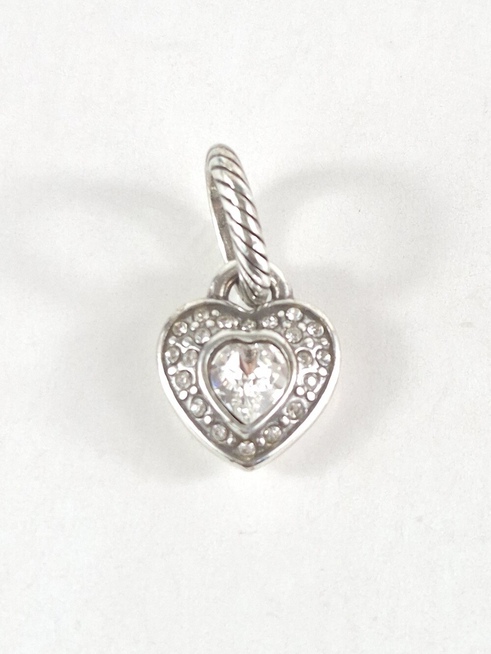 Brighton Sparkle Heart Charm